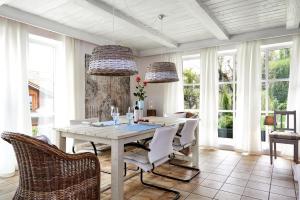 Posezení v ubytování Ferienhaus Nest