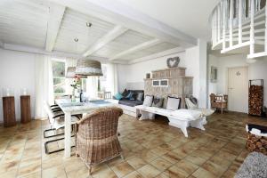Posezení v ubytování Ferienhaus Nest