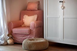 Posezení v ubytování Ferienhaus Nest