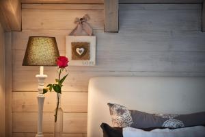 Posezení v ubytování Ferienhaus Nest