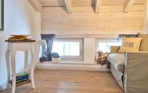 Postel nebo postele na pokoji v ubytování Ferienhaus Nest