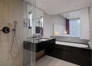 Kopalnica v nastanitvi Radisson Blu Hotel Leipzig