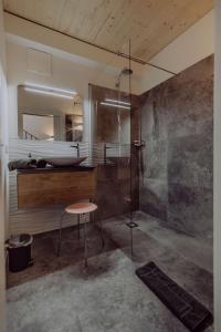 Koupelna v ubytování vier mäderlhaus + 37 fotografií