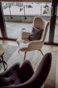 Posezení v ubytování vier mäderlhaus