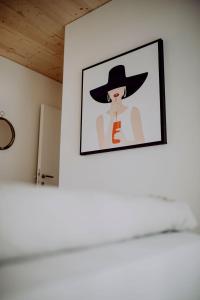 Postel nebo postele na pokoji v ubytování vier mäderlhaus