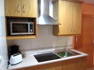 Una cocina o zona de cocina en Apartamentos Almagro