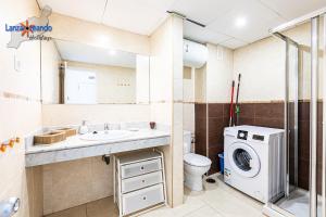 Kúpeľňa v ubytovaní Vivienda Vacacional Malu