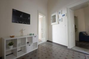 Televízia a/alebo spoločenská miestnosť v ubytovaní A casa di zio Ciccio