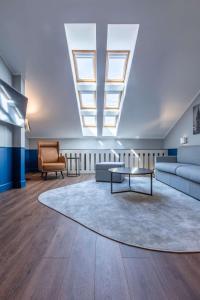 Radisson Blu Hotel Prague的休息区