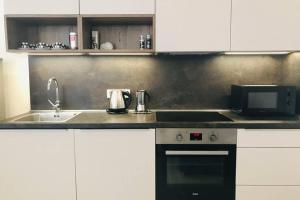 Dapur atau dapur kecil di Apartment right in the center of Brno +8 gambar