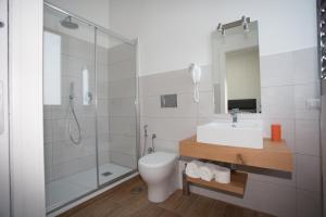 Koupelna v ubytování Guesthouse Porto di Roma
