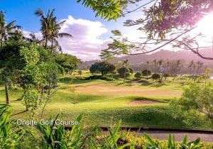 a view of the golf course at a resort at Fairways and Bluewater Boracay in Boracay