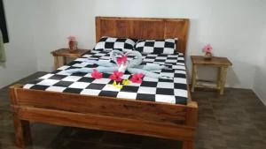 Krevet ili kreveti u jedinici u objektu Bohol-Lahoy Dive Resort