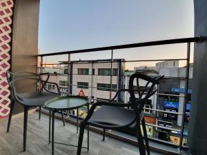 Balkón nebo terasa v ubytování Browndot hotel songtan