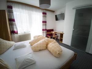 Letto o letti in una camera di Gästehaus Panorama