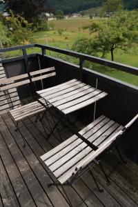 Balkón alebo terasa v ubytovaní Panorama Appartement