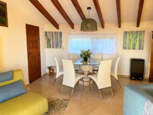 A seating area at Casa Puput