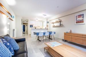 Η κουζίνα ή μικρή κουζίνα στο Centrally located apartment in Knokke
