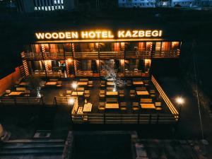 Restaurace v ubytování Wooden Hotel Kazbegi