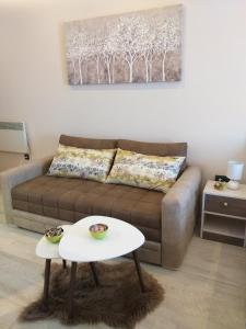 sala de estar con sofá y mesa en Milmari resort Sara P61, en Kopaonik