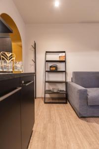 Kuchyň nebo kuchyňský kout v ubytování Burgus - Design Suites & Apartments
