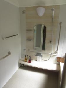Koupelna v ubytování Shinshu Wakaho Gibier B&B