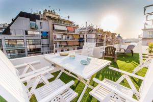 Budynek, w którym mieści się apartament