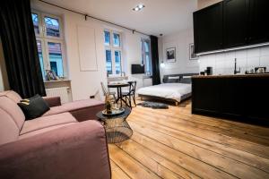 TV a/nebo společenská místnost v ubytování Apartamenty Sofa Spot