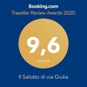 Il Salotto di via Giulia tanúsítványa, márkajelzése vagy díja