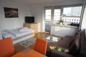 Posteľ alebo postele v izbe v ubytovaní bonApartments