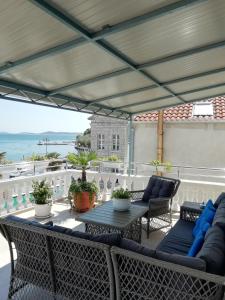 Balkón nebo terasa v ubytování Apartman Zana