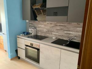 Kuchyňa alebo kuchynka v ubytovaní Ferienwohnung Urisee