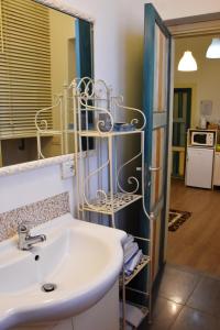 Koupelna v ubytování B&B via Roma