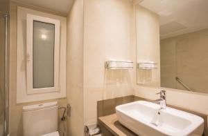 Koupelna v ubytování Aparthotel Silver