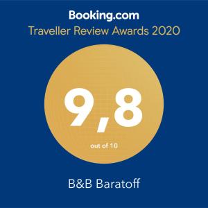 B&B Baratoff tanúsítványa, márkajelzése vagy díja