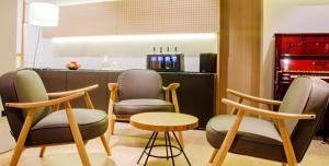 Kuchyň nebo kuchyňský kout v ubytování Aparthotel Silver