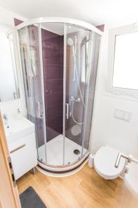 Koupelna v ubytování Mobile home Opal 1