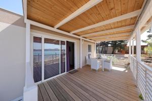Balkón nebo terasa v ubytování Mobile home Opal 1