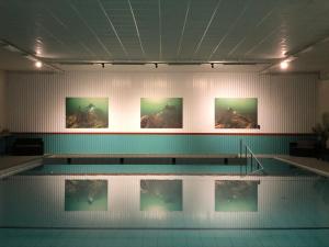 Bazén v ubytování Gotlands Idrottscenter Vandrarhem nebo v jeho okolí