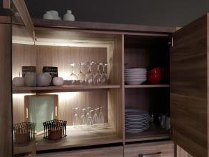 Kuchyň nebo kuchyňský kout v ubytování Apartment Campinor