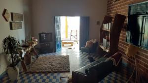 Χώρος καθιστικού στο Casa de Praia Ilhéus