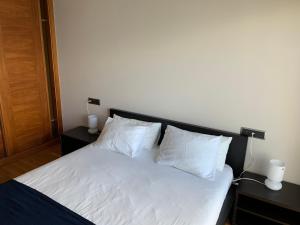 Postel nebo postele na pokoji v ubytování Apartamento en la Isla con vistas al Mar