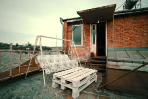 Balkón nebo terasa v ubytování Guest House Old Kutaisi