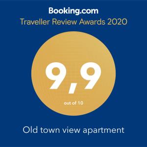 Old town view apartment tanúsítványa, márkajelzése vagy díja