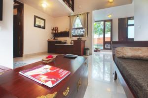 Posezení v ubytování Greenwoods Resort, Thekkady