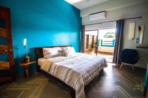 Postel nebo postele na pokoji v ubytování isel magic hotel