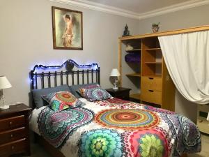 Cama o camas de una habitación en Apartamento El Almendro