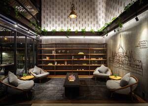 Posezení v ubytování Navakitel Design Hotel