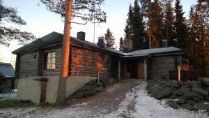 겨울의 Riihilinna Ski Lodge