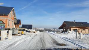 VILA LESNA House with a garden 2 minutes from the center of the Tatras v zimě